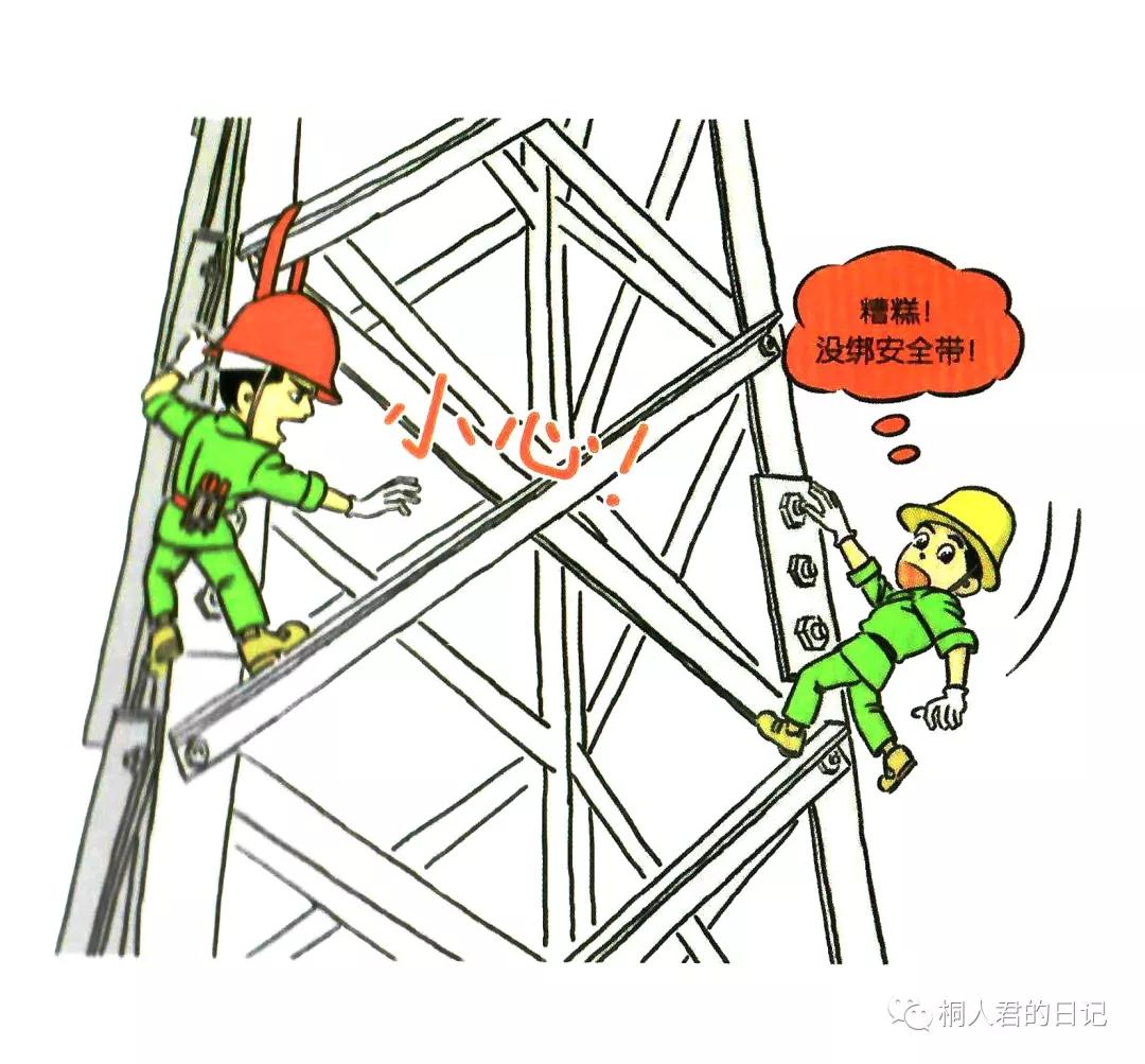施工现场安全隐患漫画图,施工现场安全警示图片