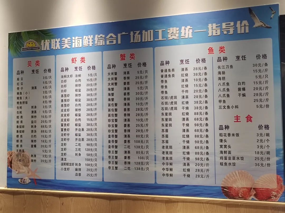 生猛海鲜市场,昌平北七家海鲜批发市场