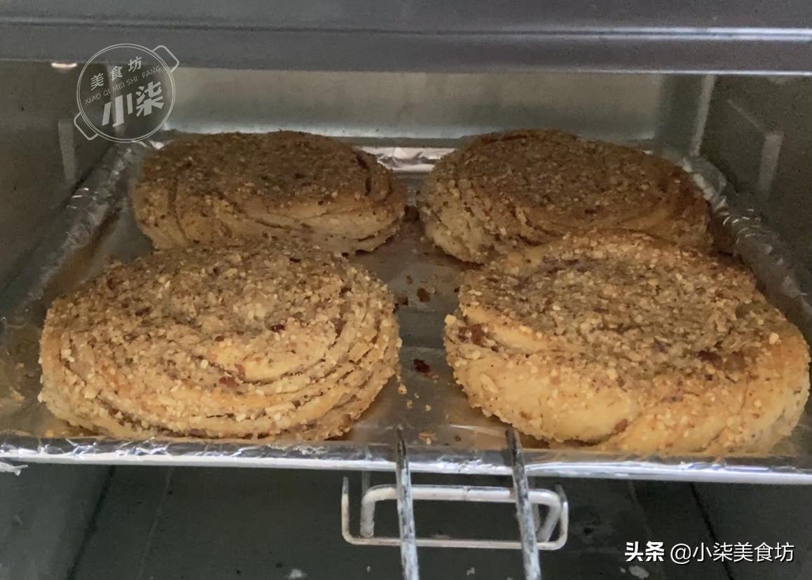 千层核桃饼的制作方法视频,陕西老乔核桃饼的家常做法