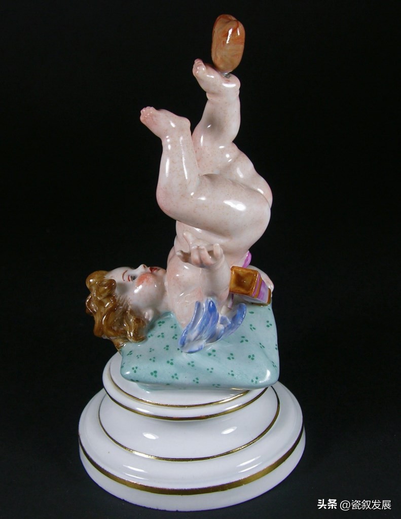 欧洲瓷器之祖-梅森Meissen制瓷厂-爱神丘比特“爱”主题瓷塑（2）