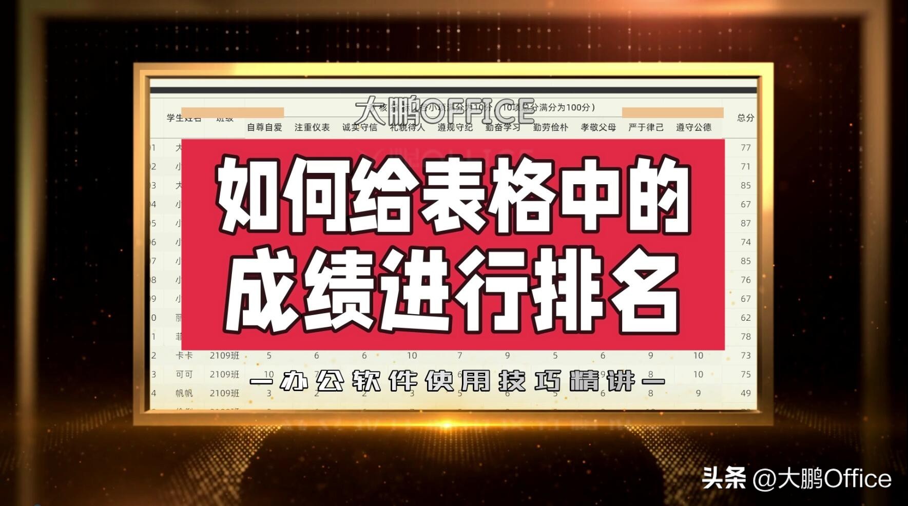 excel业绩排名次用什么公式,excel通过公式计算排名第一名业绩