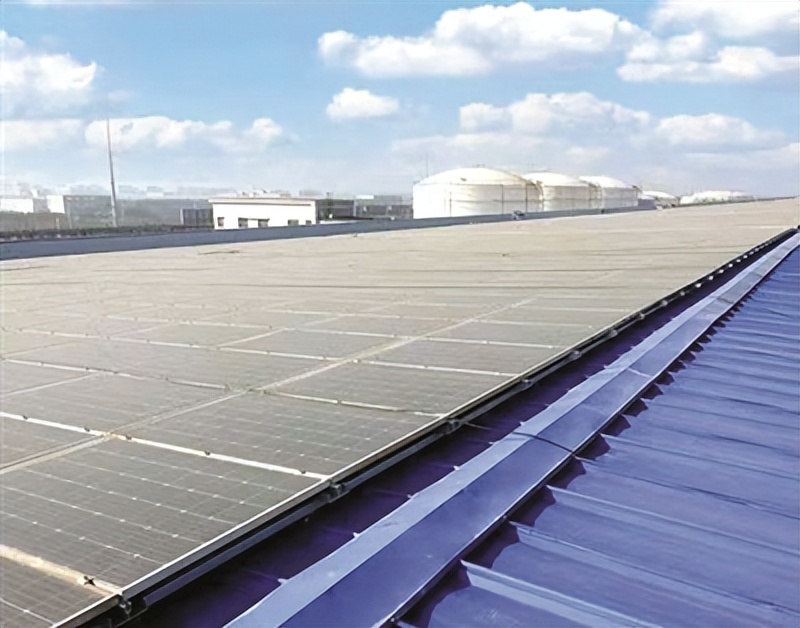 天津渤化永利光伏防水充电一体化项目成功并网发电