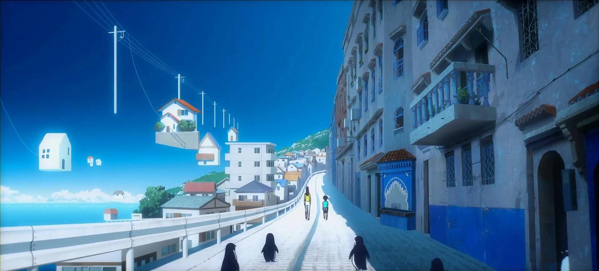 企鹅公路大姐姐指挥企鹅,企鹅公路里的企鹅