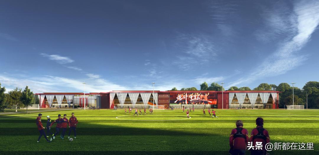 四川成都最大的公园,新都木兰兴城足球公园建设进度