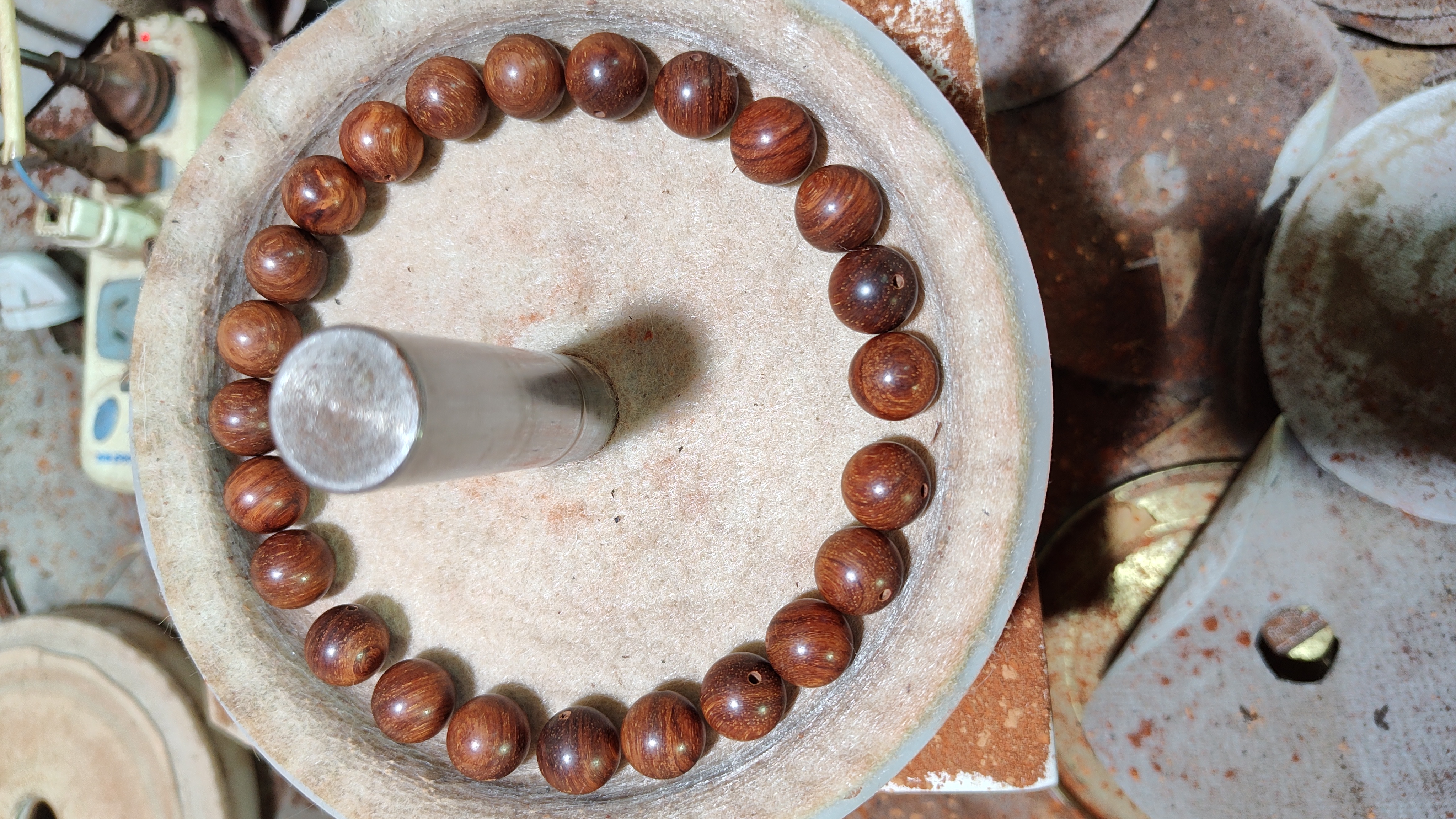 小叶紫檀雕刻佛珠视频,小叶紫檀节节高升佛珠手链