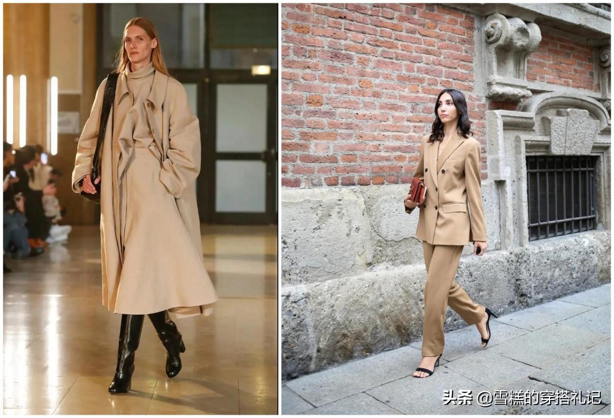 秋冬浅色系奶茶色,今年流行的颜色奶茶