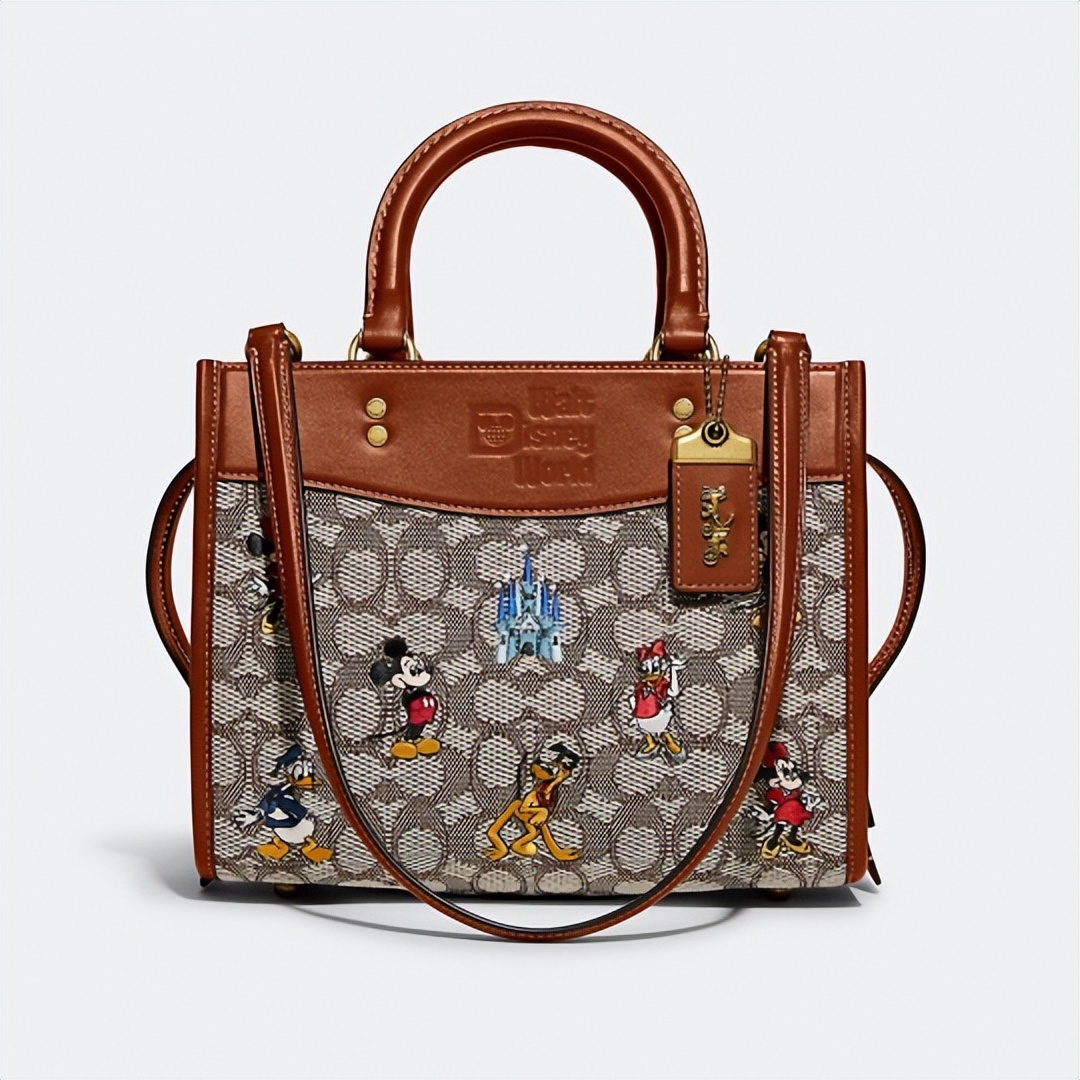 coach和迪士尼联名包米奇,coach双肩包迪士尼联名二手