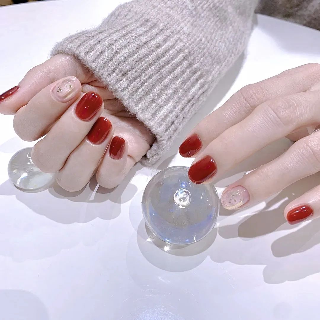 夏日美甲ins显白黄色法式美甲,又好看又超显白的美甲颜色