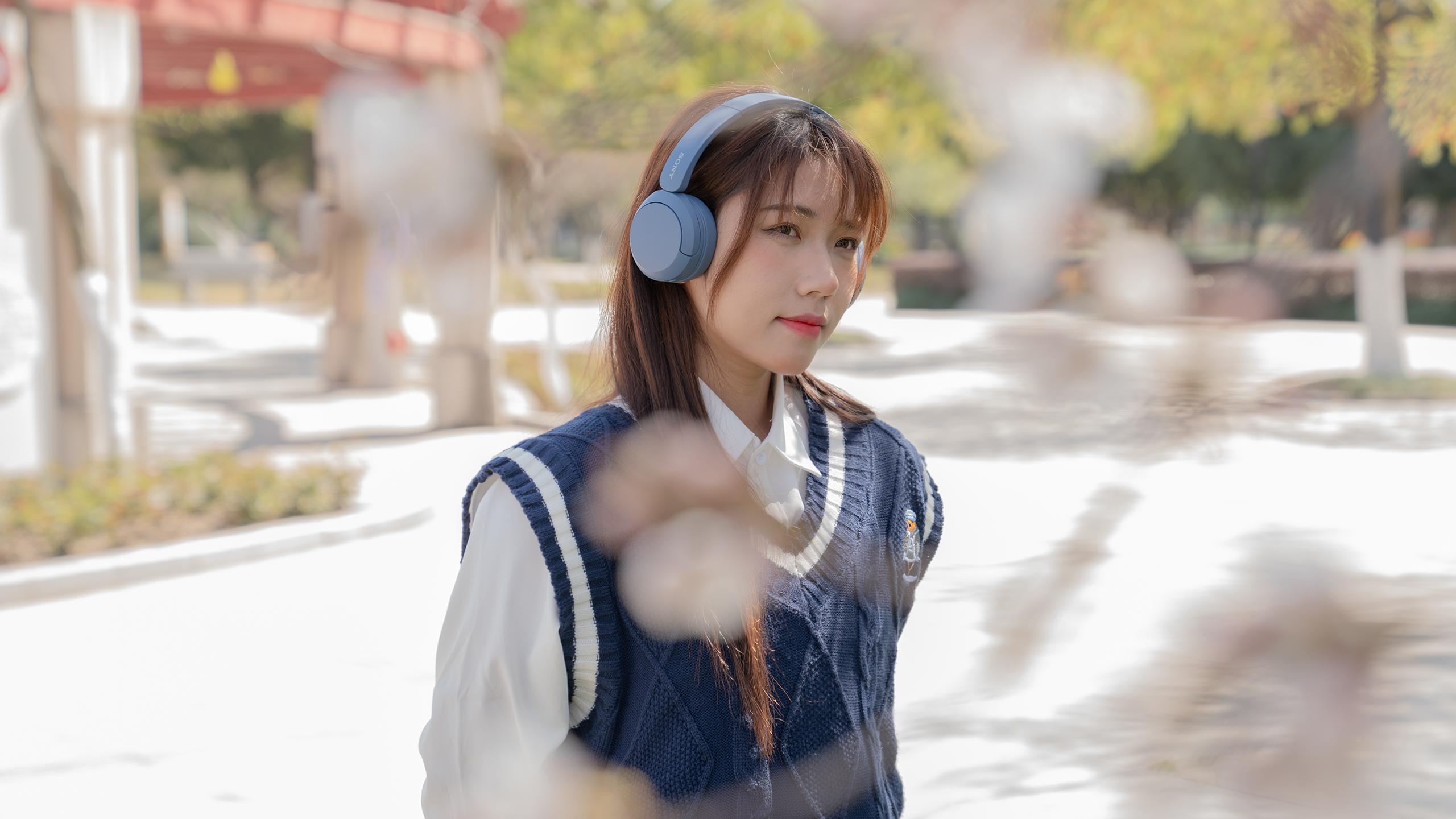 索尼头戴式耳机whch520,sony头戴式耳机wh-ch520测评