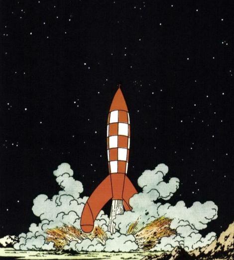 80后比利时漫画《丁丁历险记：月球探险》比人类登月早了17年