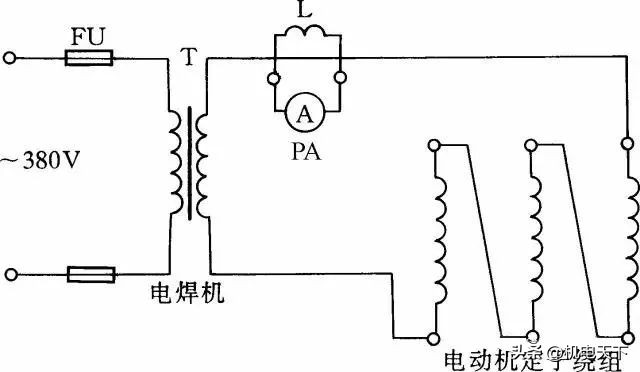 高压带电显示器电气原理接线图,电气接线图同一元件的各部分