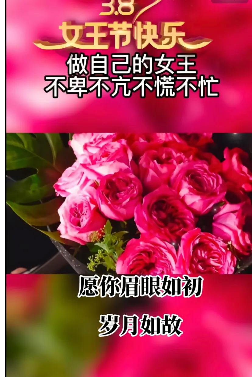 三八女神节愿你被温柔以待,妇女节愿所有美好不期而遇