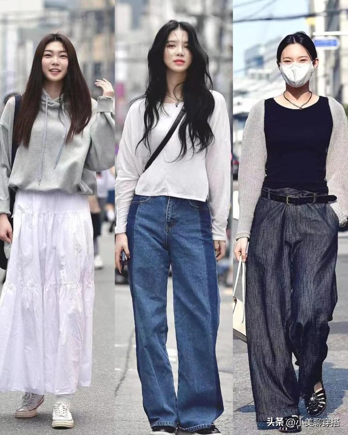 首尔街拍女穿搭图片,首尔街拍穿搭美女