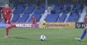 中国女足足球精神视频,水庆霞东亚杯让中国女足得到锻炼