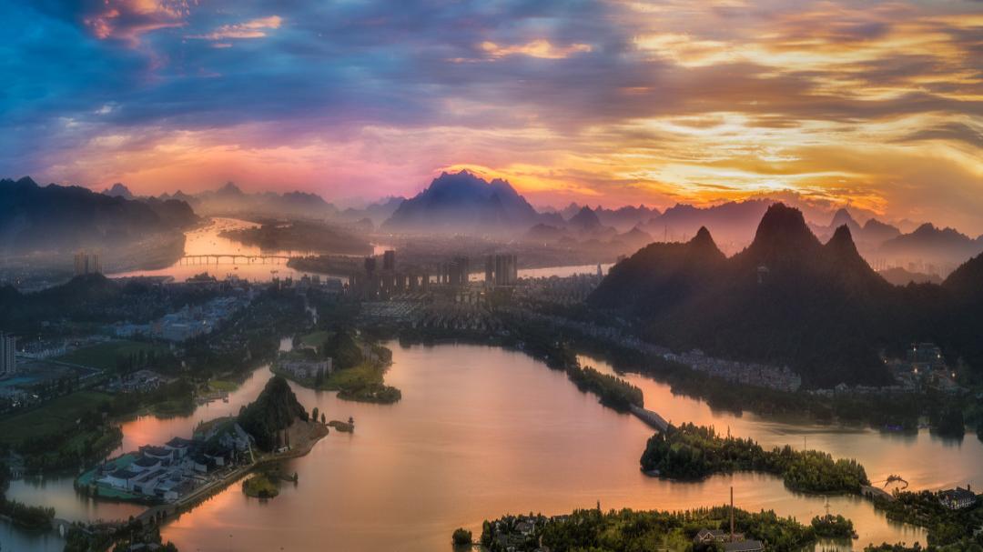 西湖落日最佳观景地,杭州落日景点推荐图片欣赏