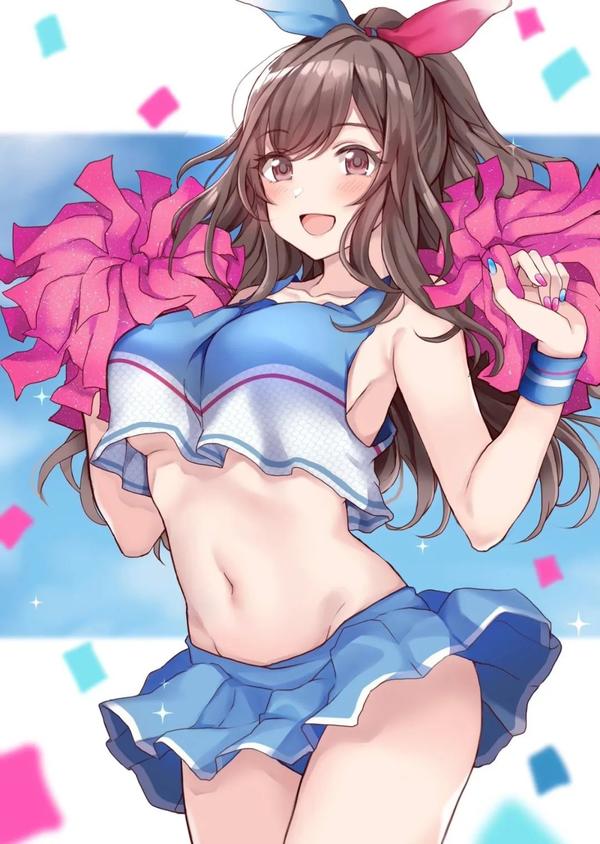 啦啦队员可爱小图,啦啦队员二次元图片