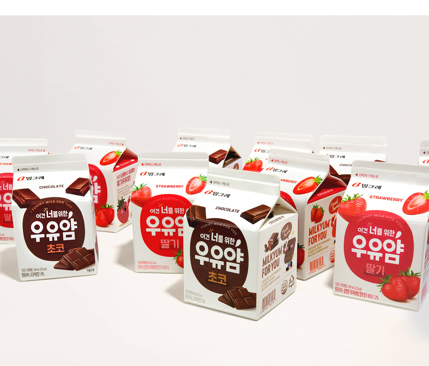 韩国香蕉牛奶包装设计,milkme牛奶包装