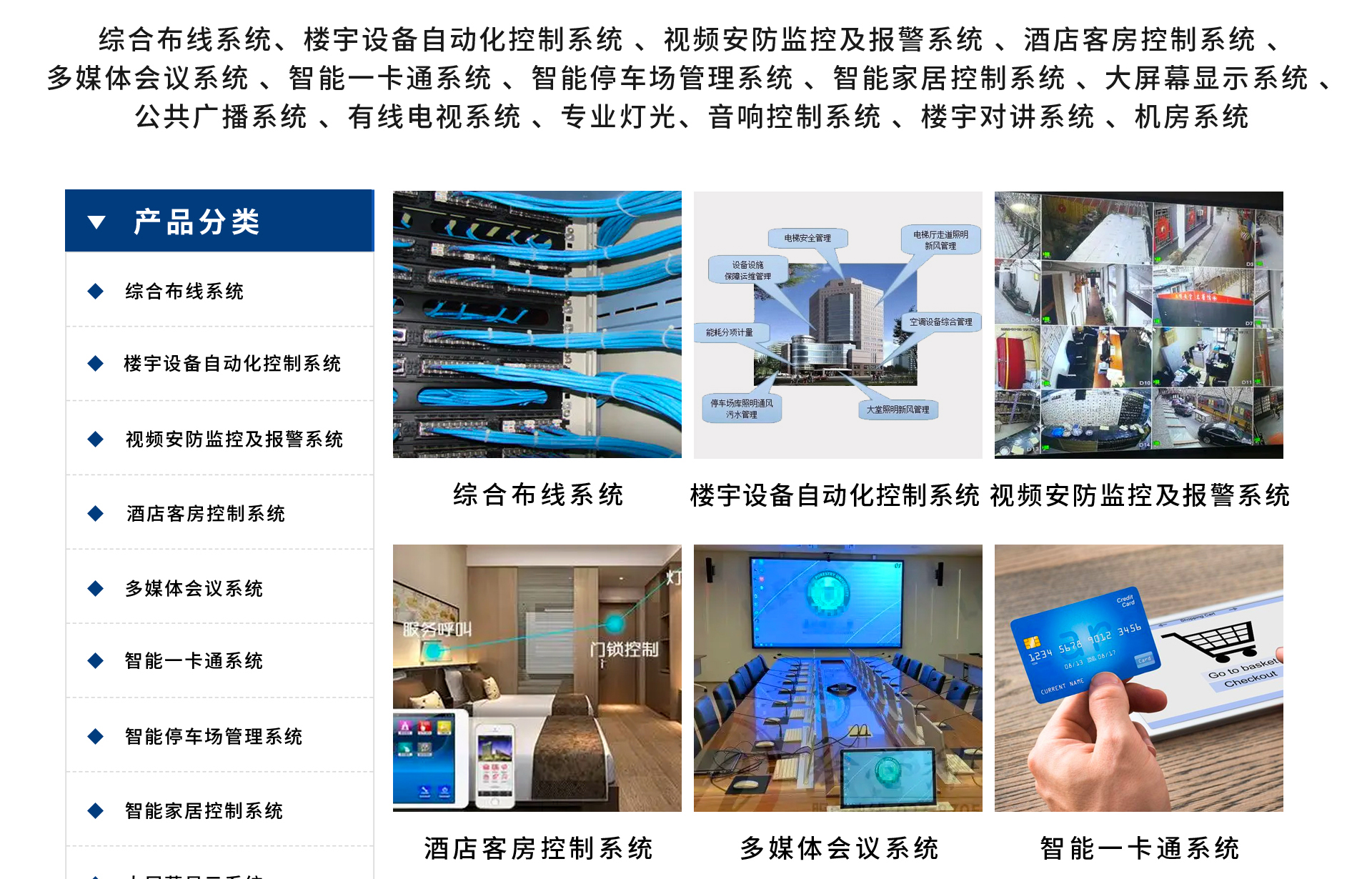 弱电安防监控解决方案,安防弱电基础知识