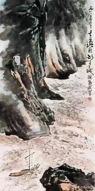 集名家精品山水画70幅欣赏,陈学良山水画精品欣赏40幅