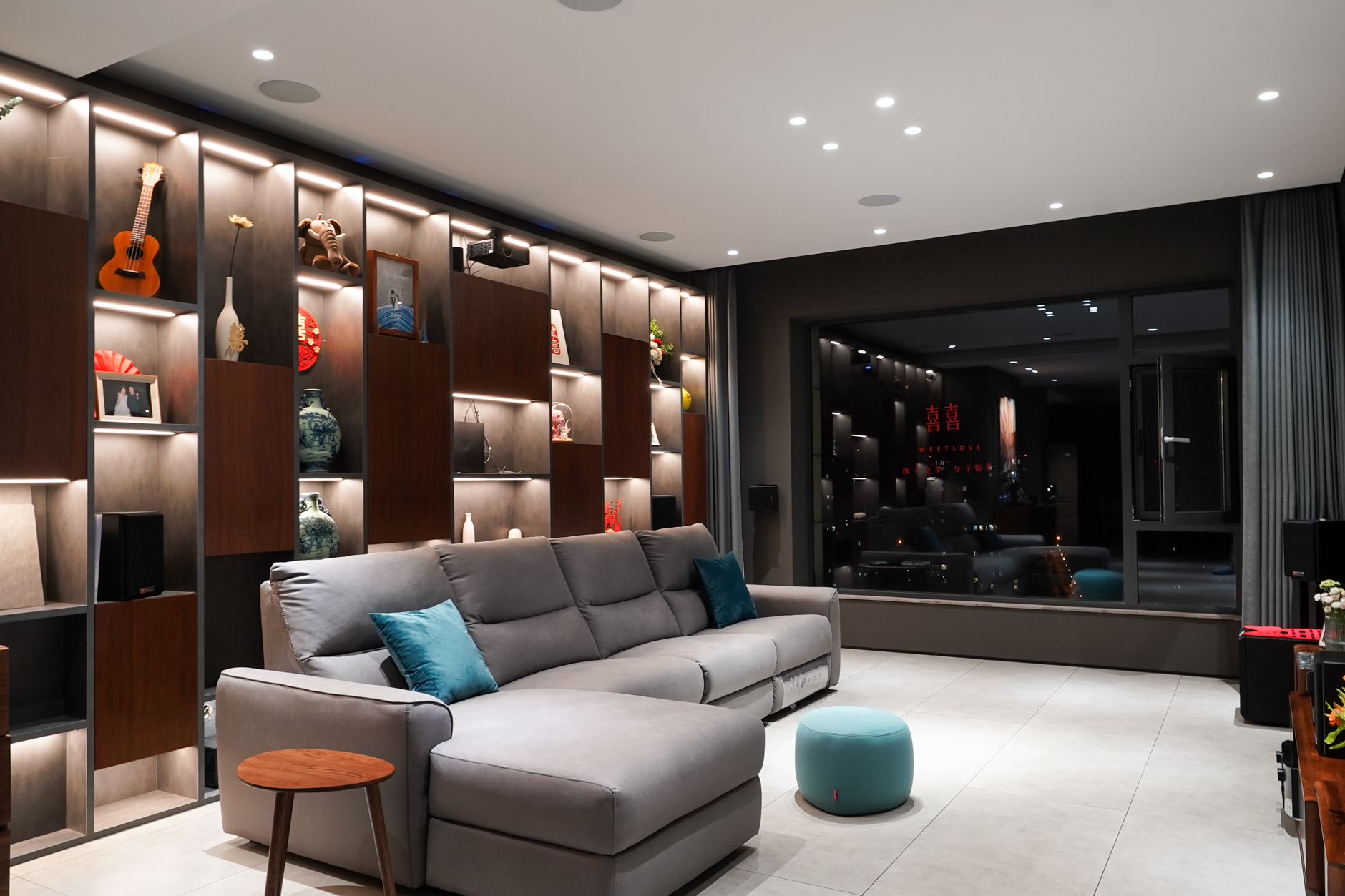 是特殊的缘分，才让“猪齐齐的好朋友”完成了这套7.1.4家庭影院