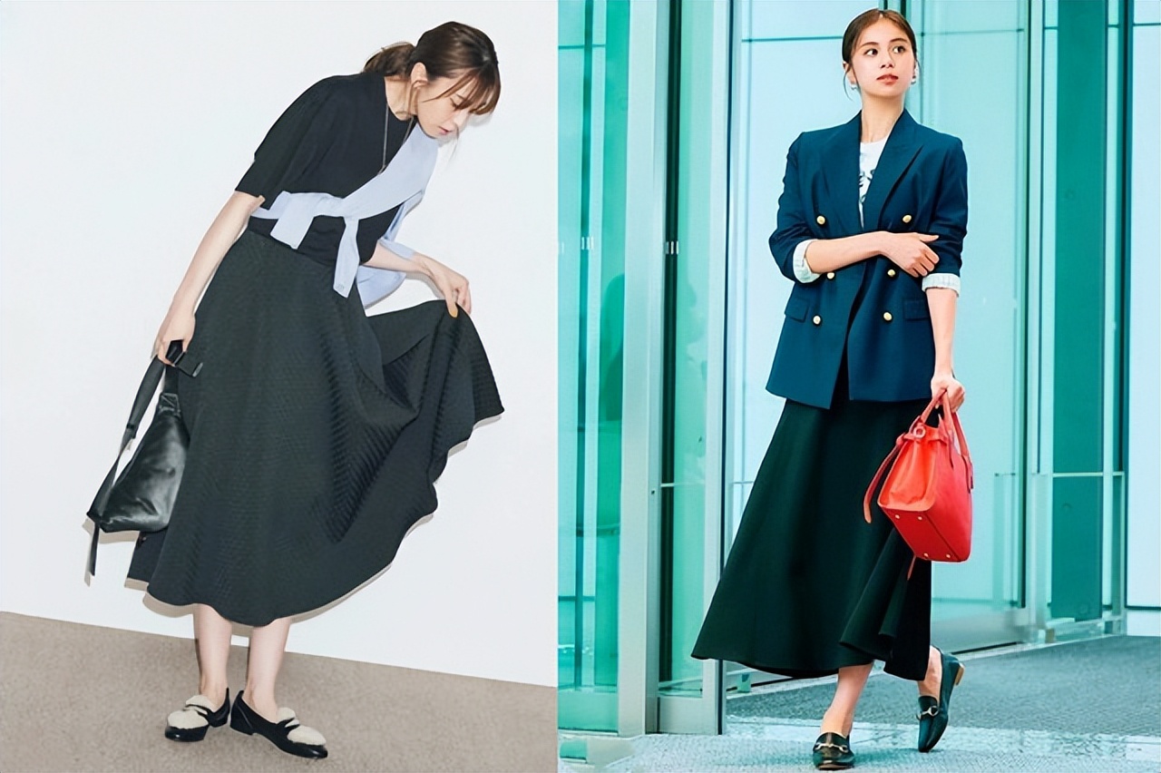 不显腿粗的乐福鞋怎么搭配,冬季怎么穿乐福鞋好看女