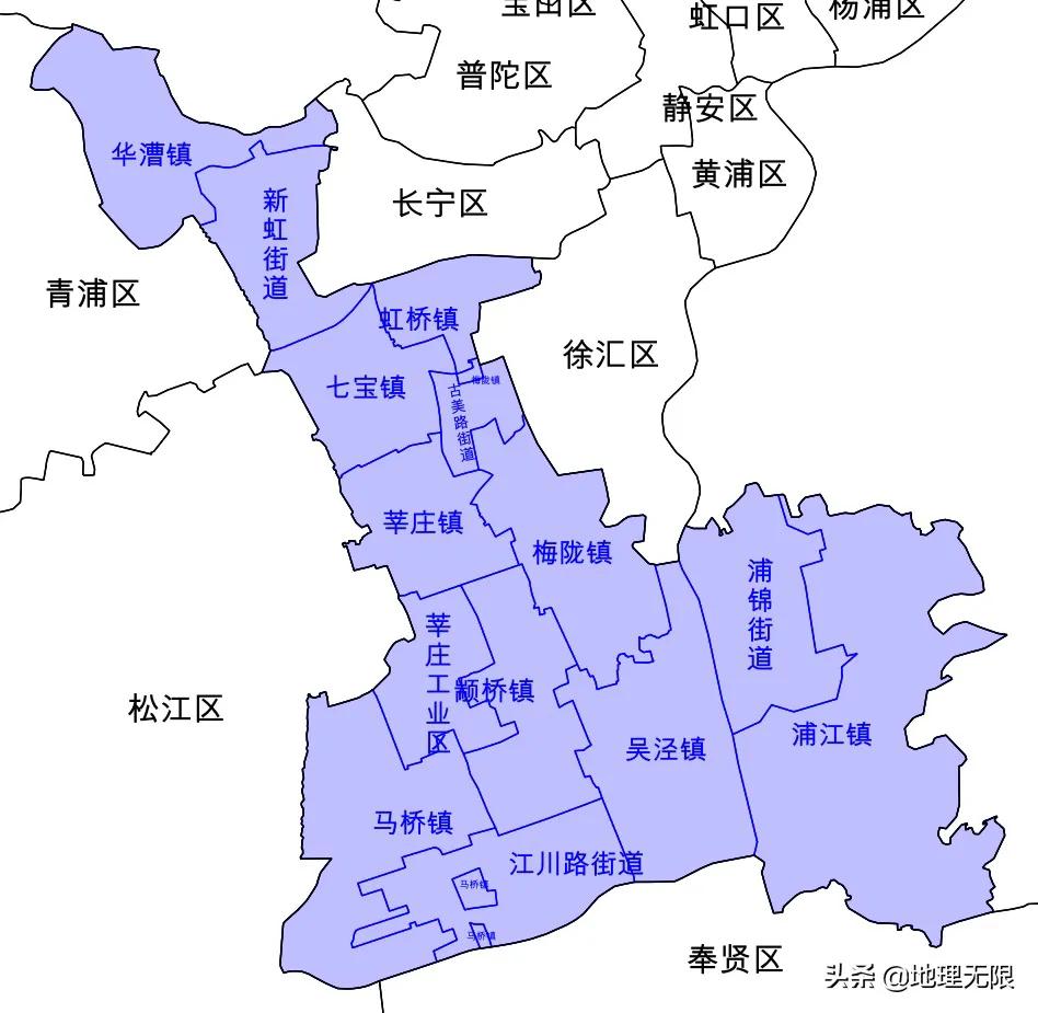 闵行区算不算上海的郊区,闵行区算不算市中心