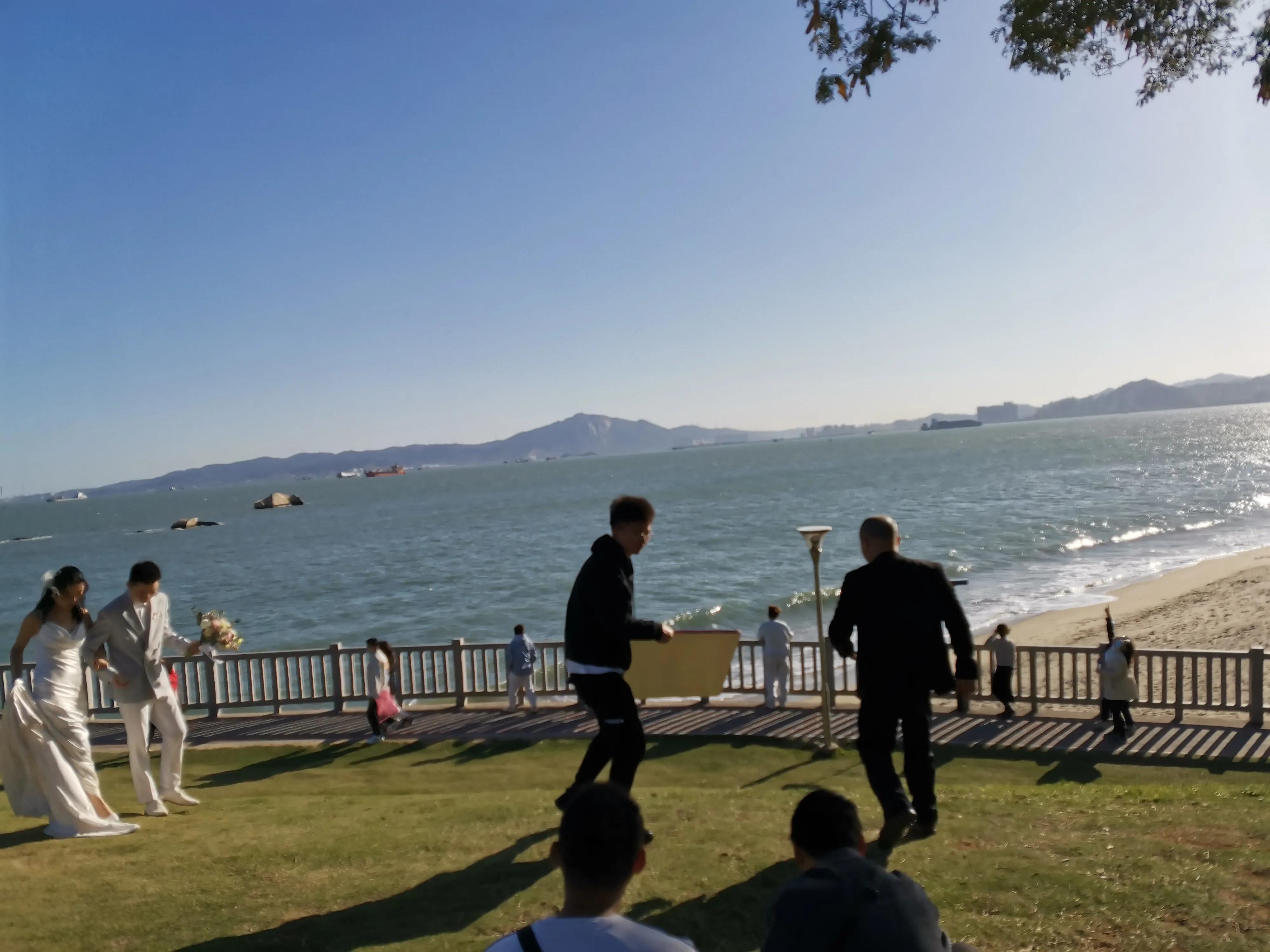 厦门的蓝天白云大海,厦门的海厦门的天空