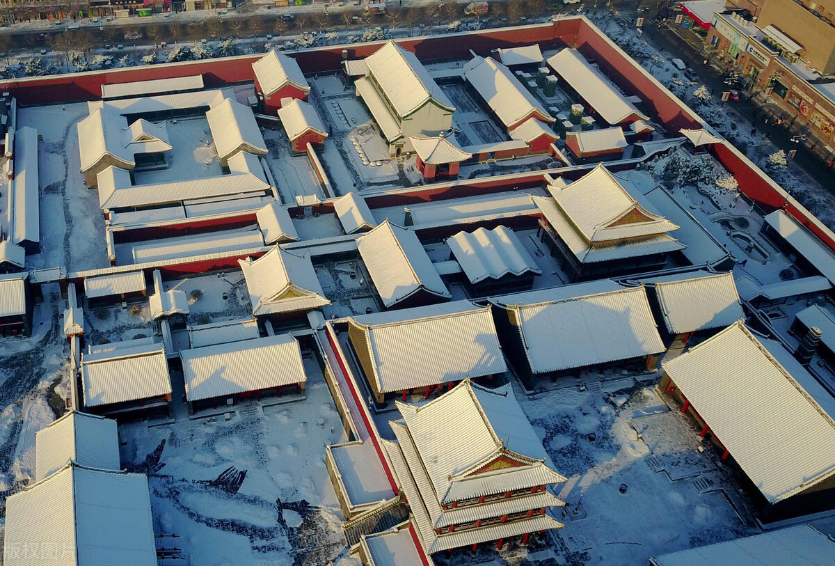 沈阳故宫和北京故宫雪景对比,中国四座故宫