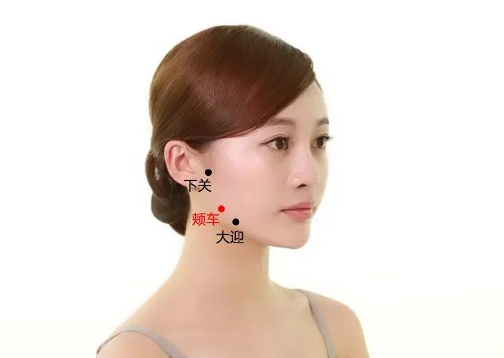 颊车穴治牙疼最快的穴位图,牙痛降火最快的穴位颊车穴在哪里