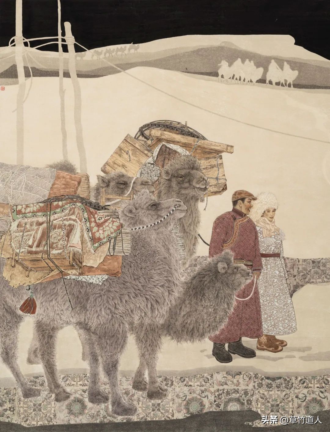 中国画线条的意义,国画线的构成和意境