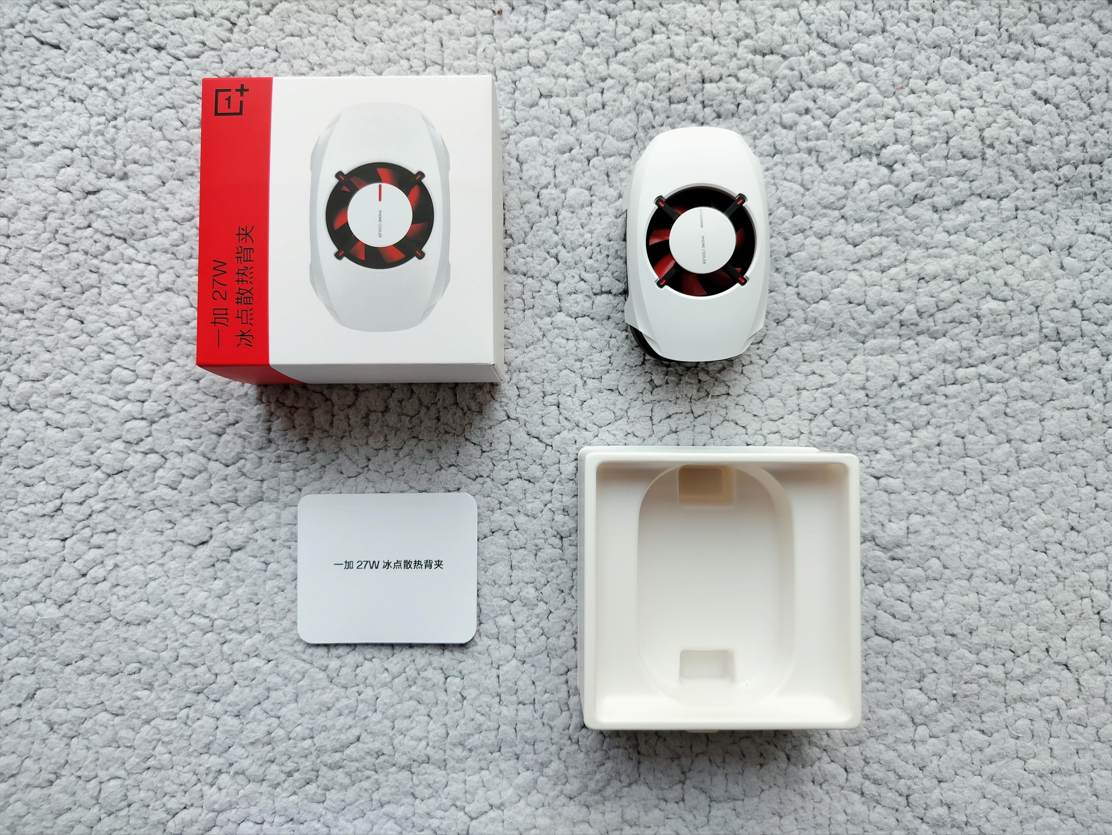 一加27w散热背夹原神限定开箱,一加27w冰点散热背夹官方标配