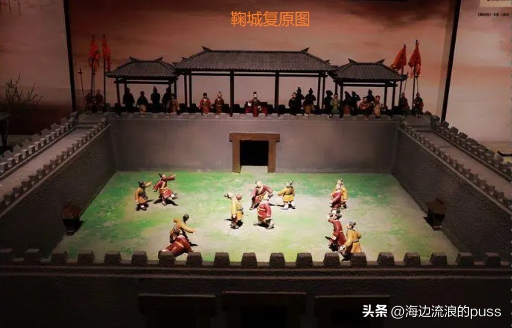 古代足球蹴鞠是什么做的,古代足球活动蹴鞠图