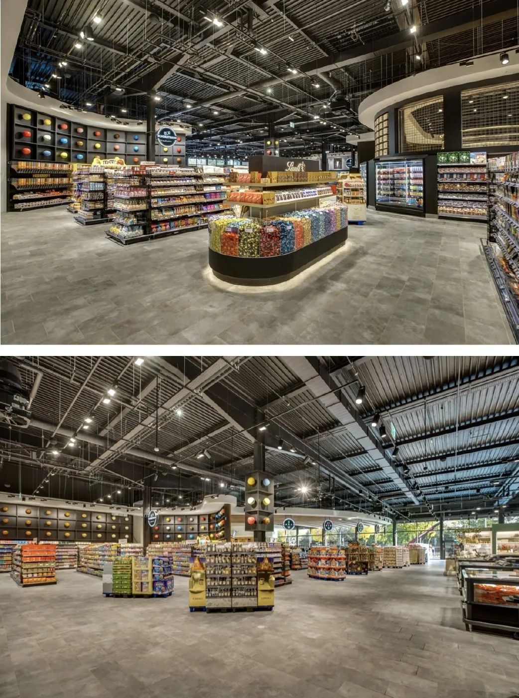 英国百年超市陈列欣赏,德国超市货架图解