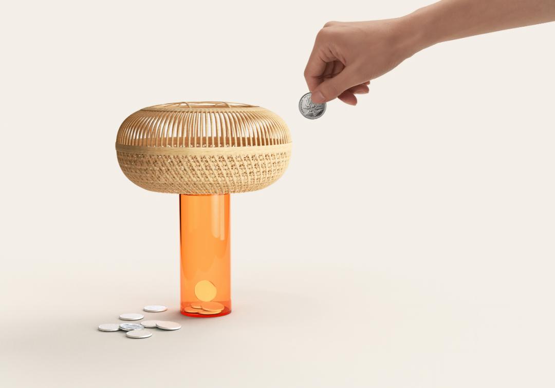 “感受快乐”——存钱罐设计