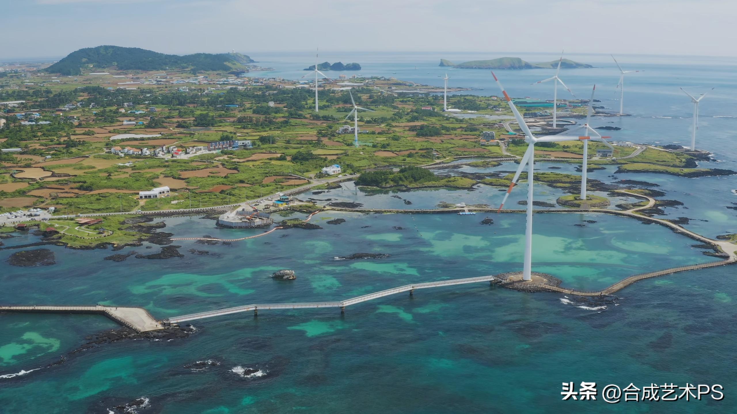 风车王国荷兰,荷兰田野中的风车