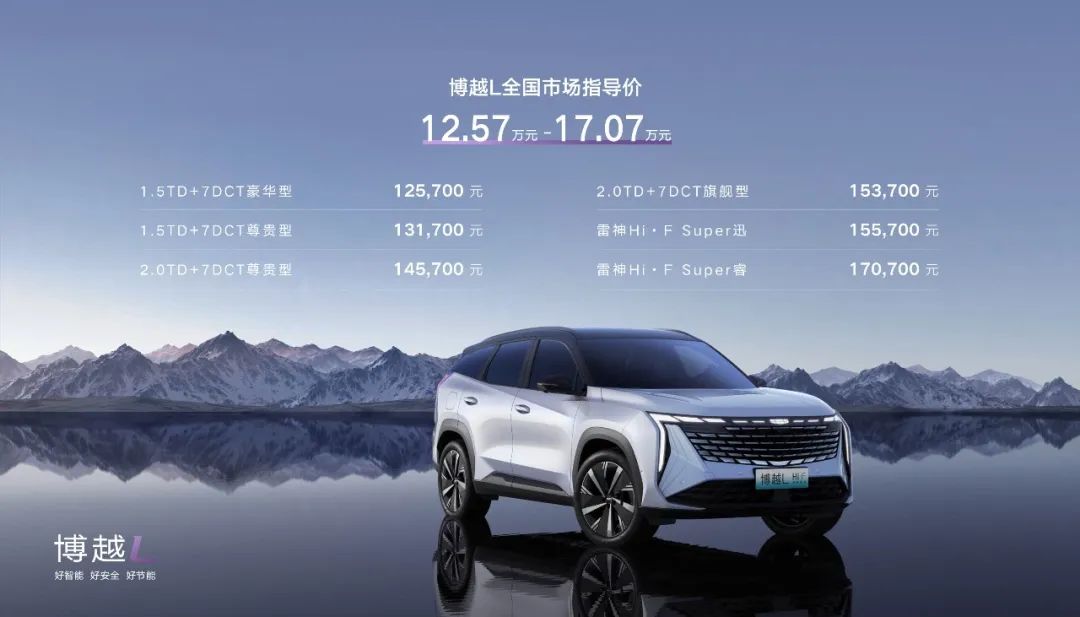 博越l2.0尊贵版最新落地价,博越l2.0旗舰版最新落地价