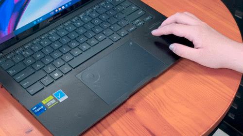 紫色笔记本电脑华硕灵耀pro测评,高端oled显示屏