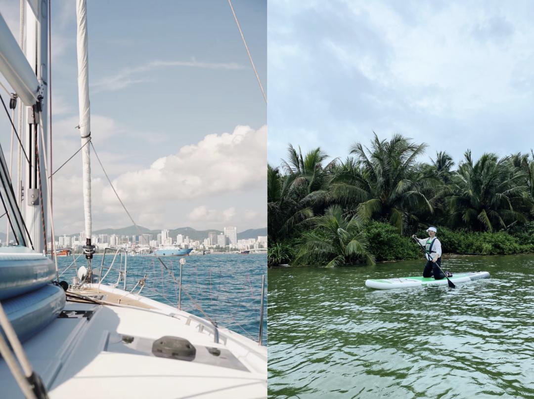 三亚沙滩和碧海蓝天,三亚有清澈的海水和美丽的沙滩