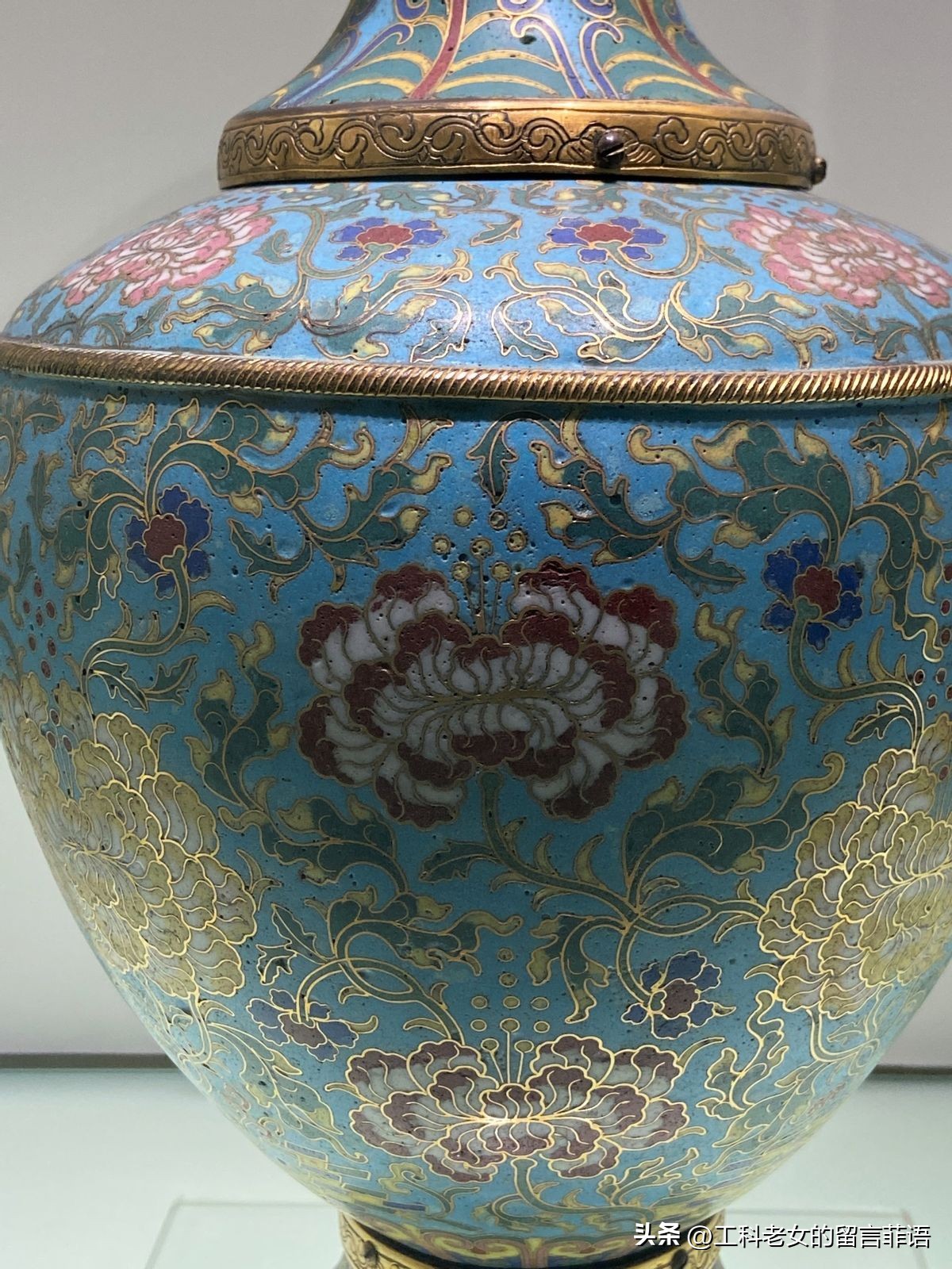 清代景泰蓝花卉瓶底款大全,北京观复博物馆景泰蓝工艺画