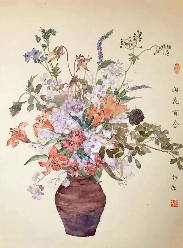 没骨花卉创作,没骨花卉是什么