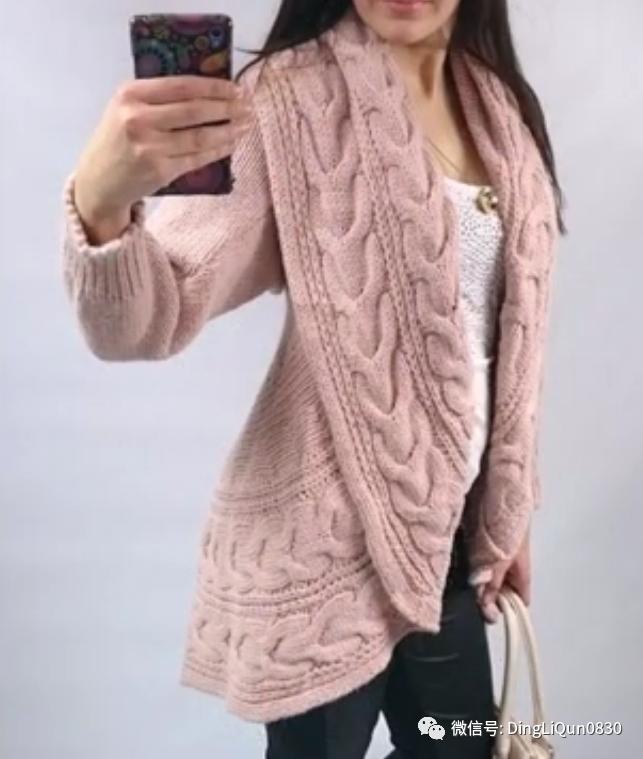 创意洋气针织开衫,针织外搭开衫中长款高档