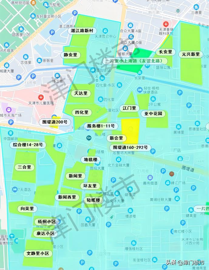 河西三片重点学区房房价,河西一二三片房价排名