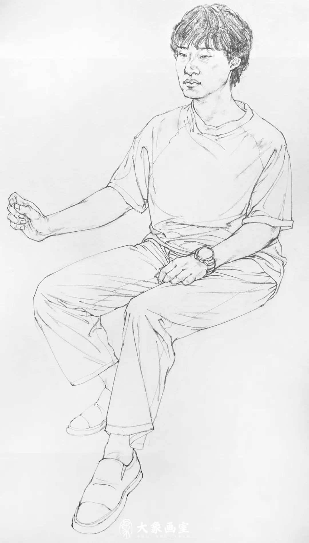 美院高分速写欣赏,中国美院速写要求及优秀高分卷