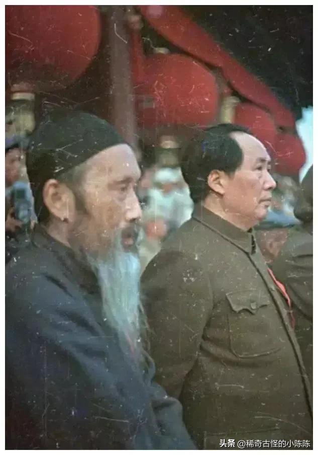 1949年开国大典高清彩色老照片,1949年开国大典珍贵彩色影像