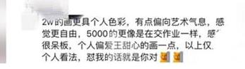 王甜心卖画赚百万，遭美院教授怒批转行，羊毛月一语道破背后真相