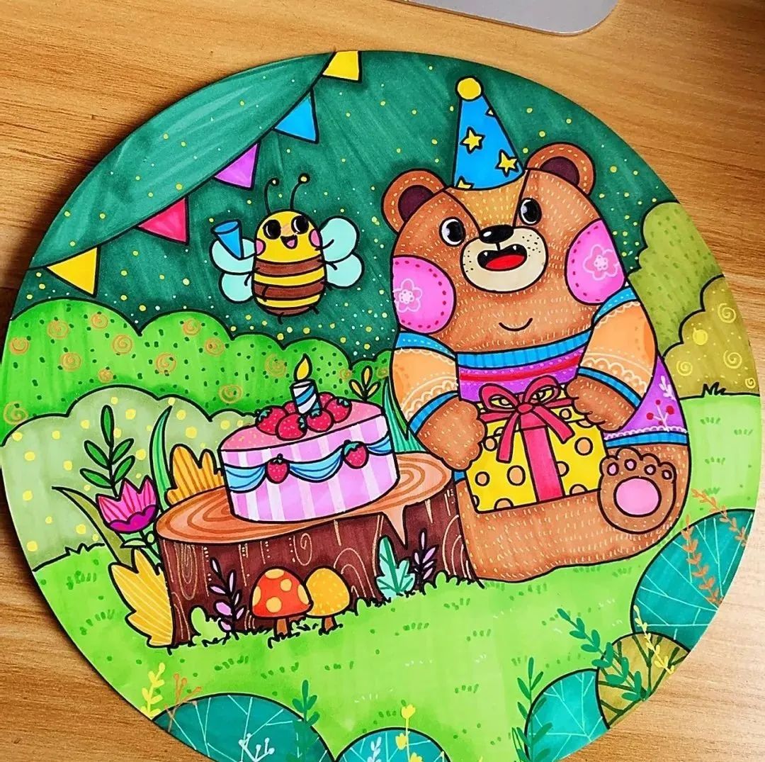 老房子细致的儿童画,十分细致的儿童画