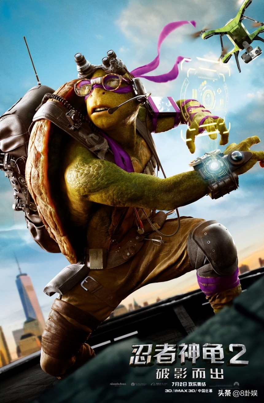 经典的忍者神龟电影版,电影忍者神龟主题
