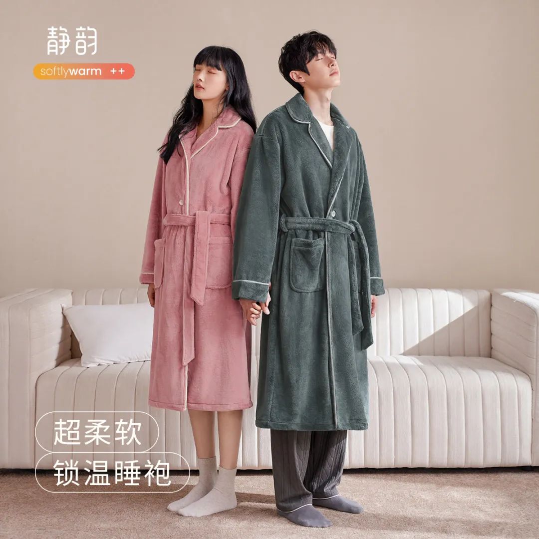 超级舒服的冬款睡袍推荐,好看的冬季睡袍简约