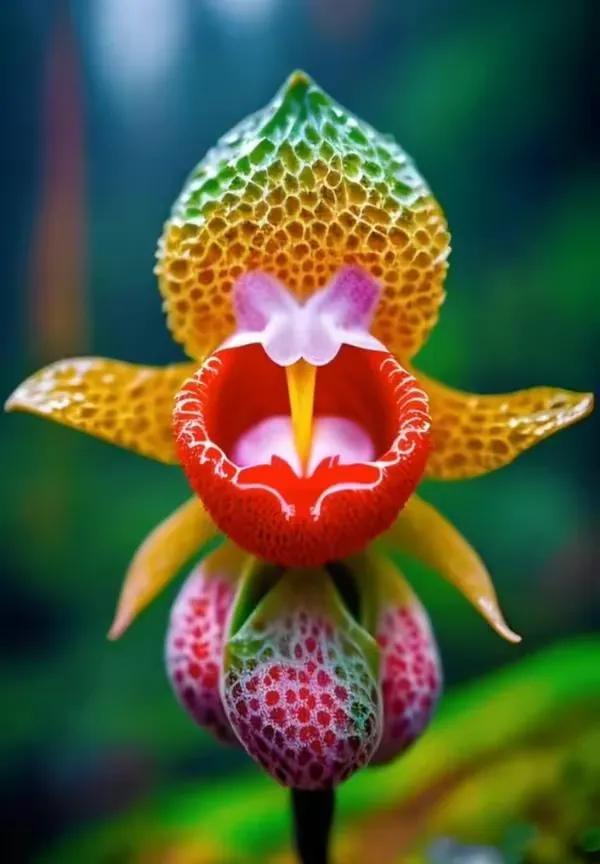 分享图片，花奇异草，形似兜子儿。