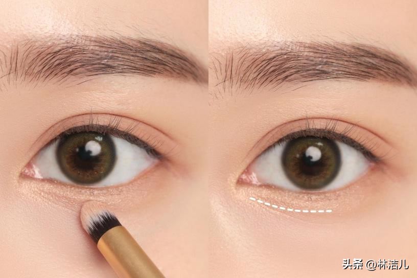 倪妮淡颜妆容眼影推荐哪个,韩国无眼影妆